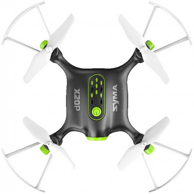 Syma X20P dron, LED, 360° otočky, headless mode, AUTO vzlet/přistání, RTR