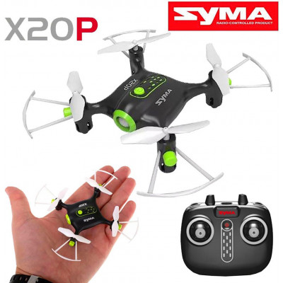 Syma X20P dron, LED, 360° otočky, headless mode, AUTO vzlet/přistání, RTR